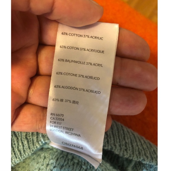 Urban Outfitters Tilda blue oversized sweater NWT - Picture 8 of 9